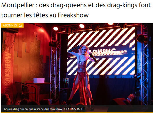 Des drag-queens/kings font tourner les têtes à Montpellier